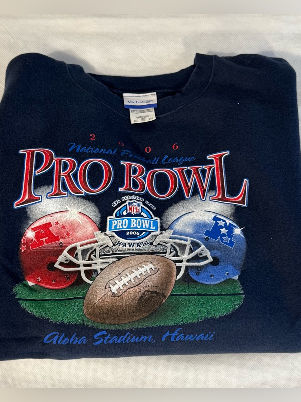 Vintage 2006 NFL Pro Bowl Hawaii Reebok Crewneck Y2K Sweatshirt 2XL